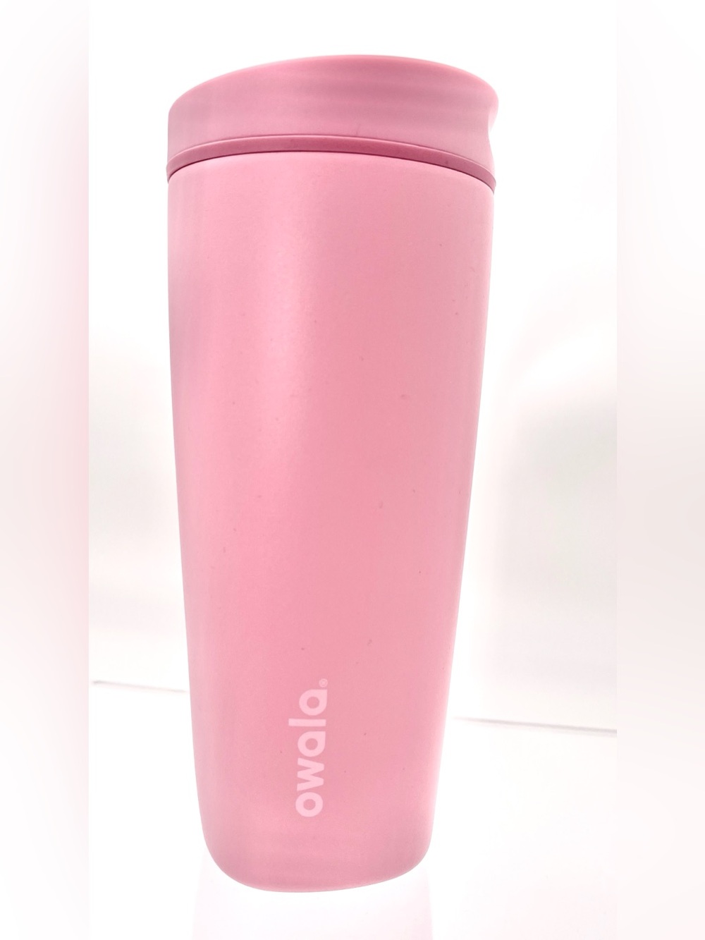 Owalo Rose Quartz (Limited Edition color) Insulated Travel Mug - Leak-Resistant